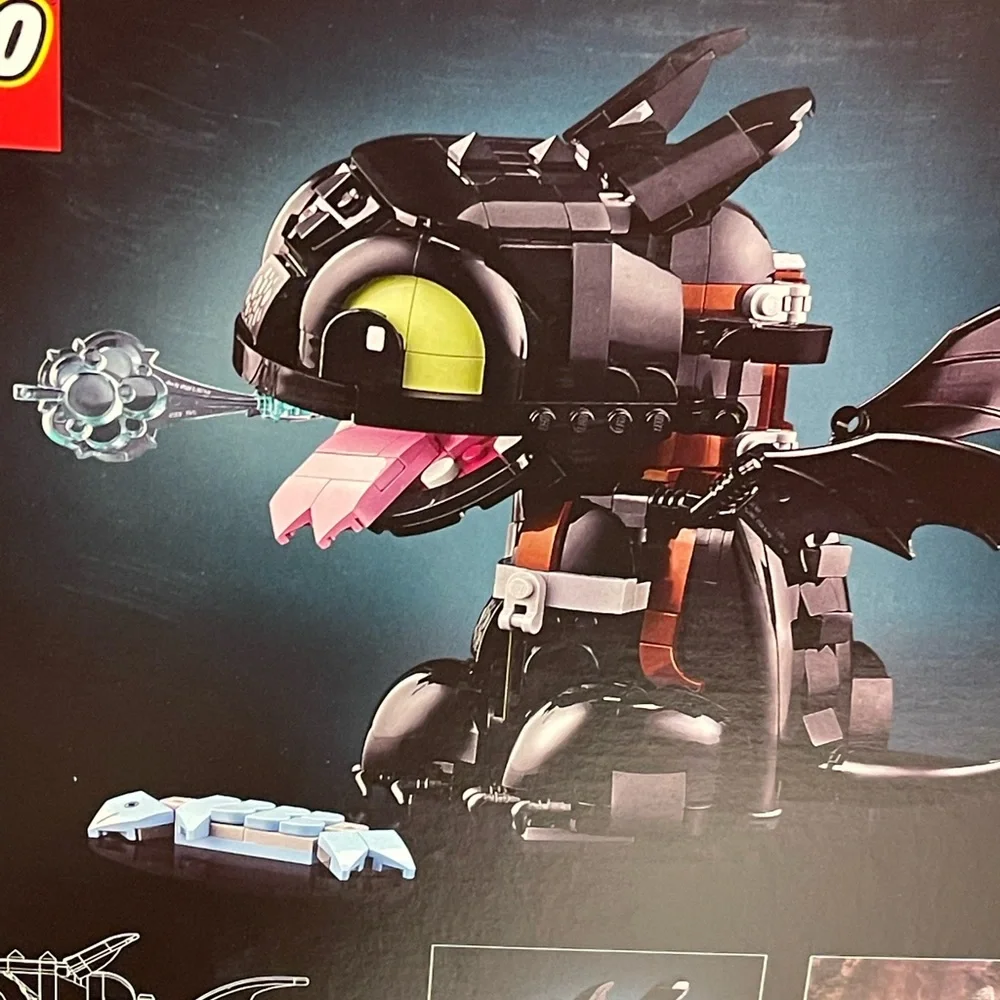 LEGO How to Train Toothless Dragon 10375 784Pcs 18+ NIB Sealed